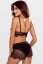Čierny Push-Up čipkový set Selena - Velikost: M