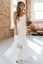 Bílé dlouhé šaty Miranda - Velikost: XL