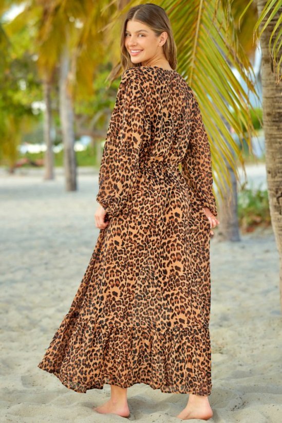 Leopardí plážový přehoz Amy
