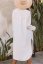 Bílé plážové košilové šaty Lyra - Velikost: L